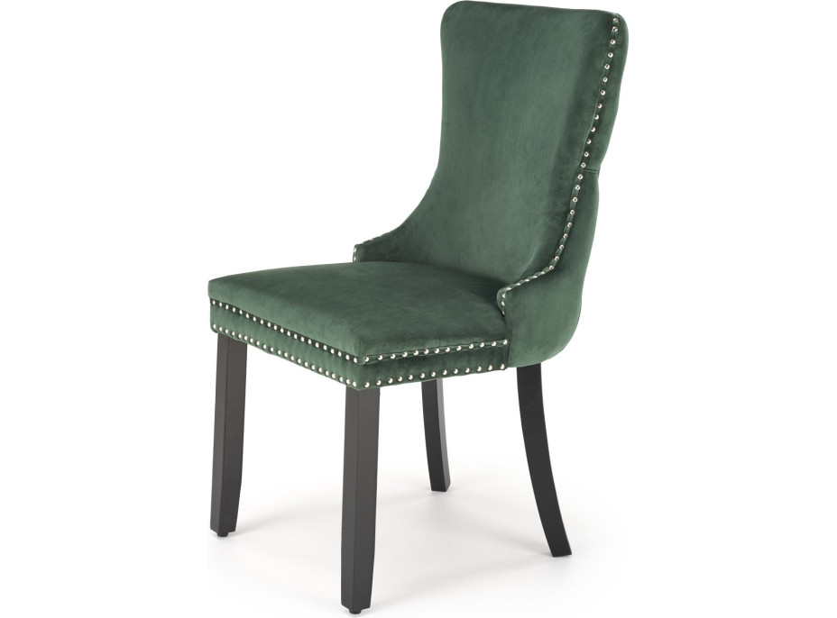 Jedálenská stolička ALDA - tmavo zelená