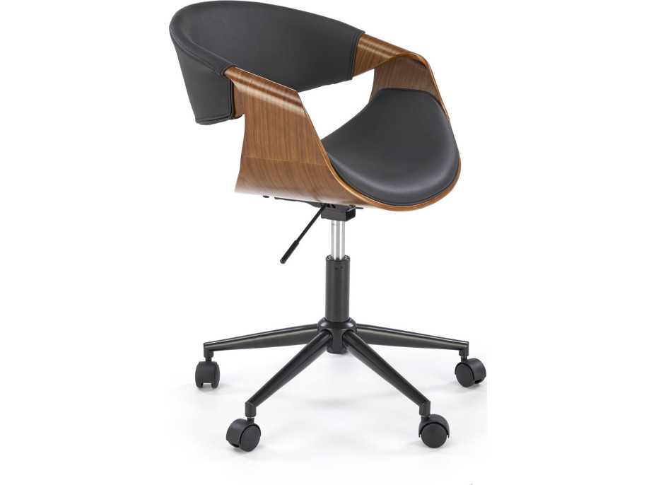 Kancelárska stolička BILBO - čierna/orech