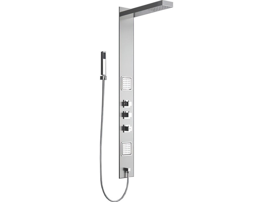 Podomietkový sprchový panel SAVIO 3v1 - chrómový