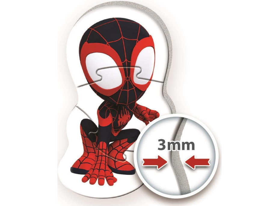 CLEMENTONI Moje prvé puzzle Spidey a jeho úžasní priatelia 4v1 (3,6,9,12 dielikov)