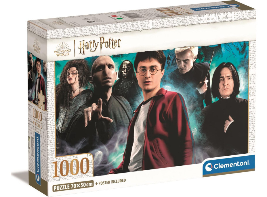 CLEMENTONI Puzzle Harry Potter: Hrdina 1000 dielikov