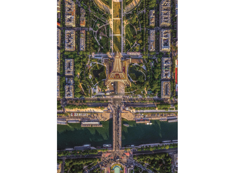 CLEMENTONI Puzzle Let nad Parížom 1500 dielikov