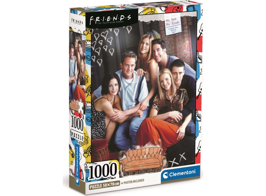 CLEMENTONI Puzzle Priatelia 1000 dielikov