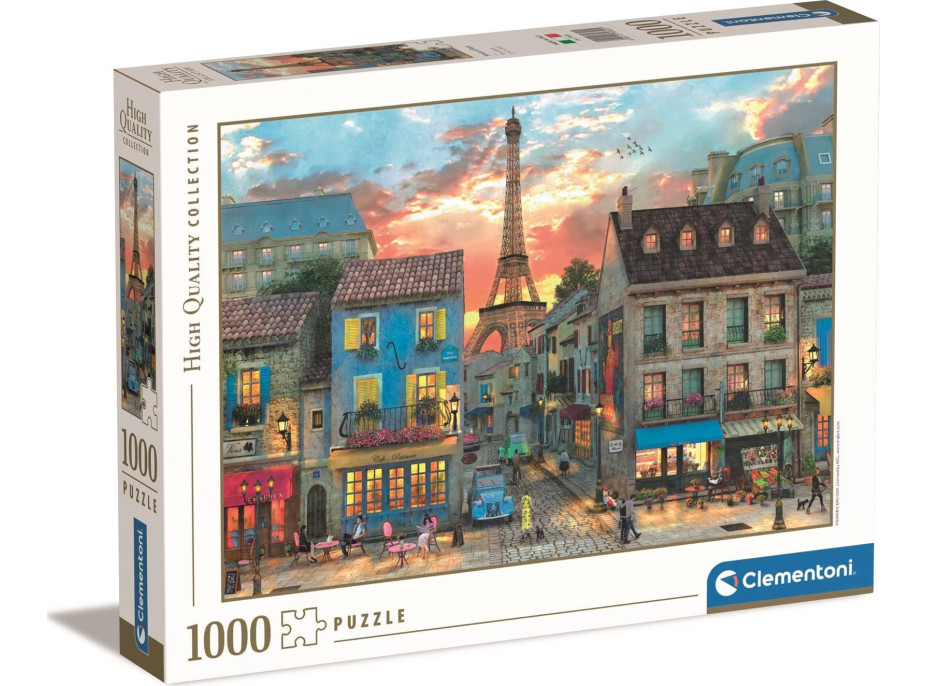 CLEMENTONI Puzzle Ulica Paríža 1000 dielikov