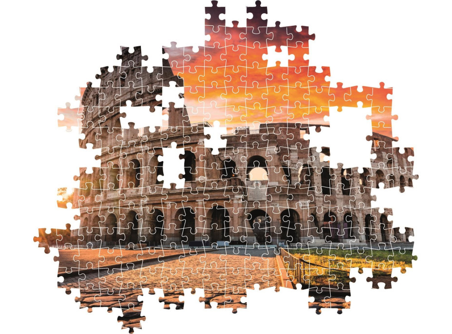 CLEMENTONI Puzzle Západ slnka v Ríme 1000 dielikov