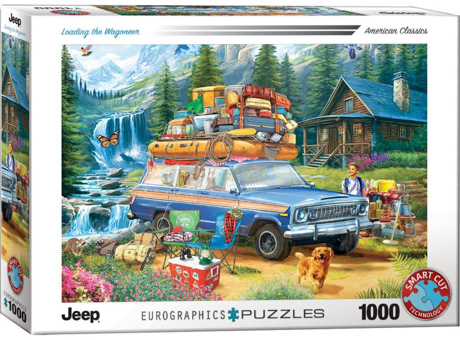 EUROGRAPHICS Puzzle Jeep: Poriadny náklad 1000 dielikov