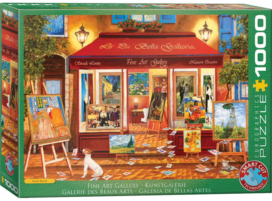 EUROGRAPHICS Puzzle Umelecká galéria 1000 dielikov