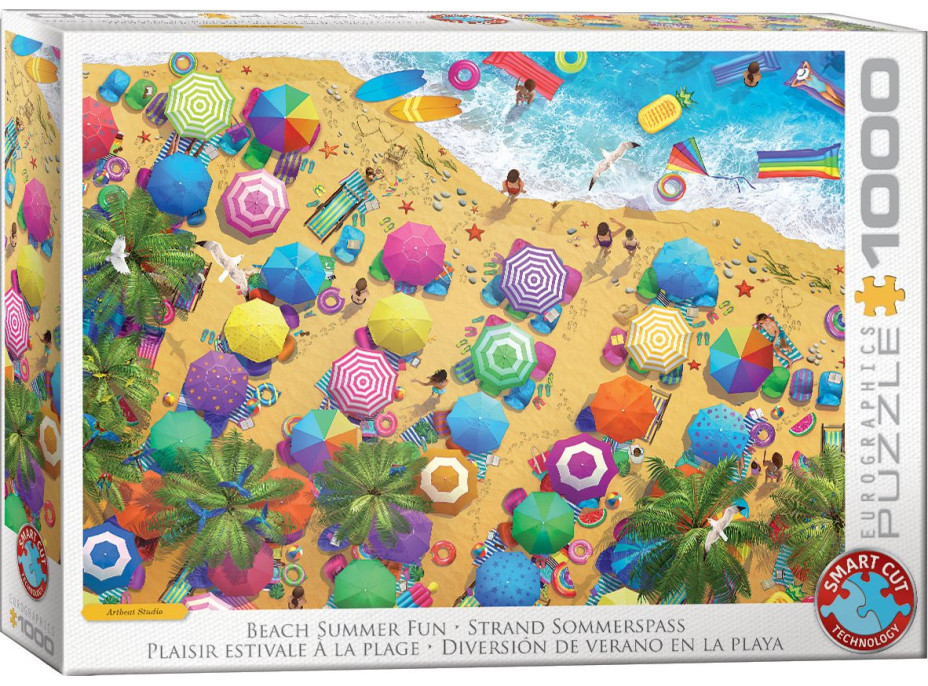 EUROGRAPHICS Puzzle Zábava na pláži 1000 dielikov