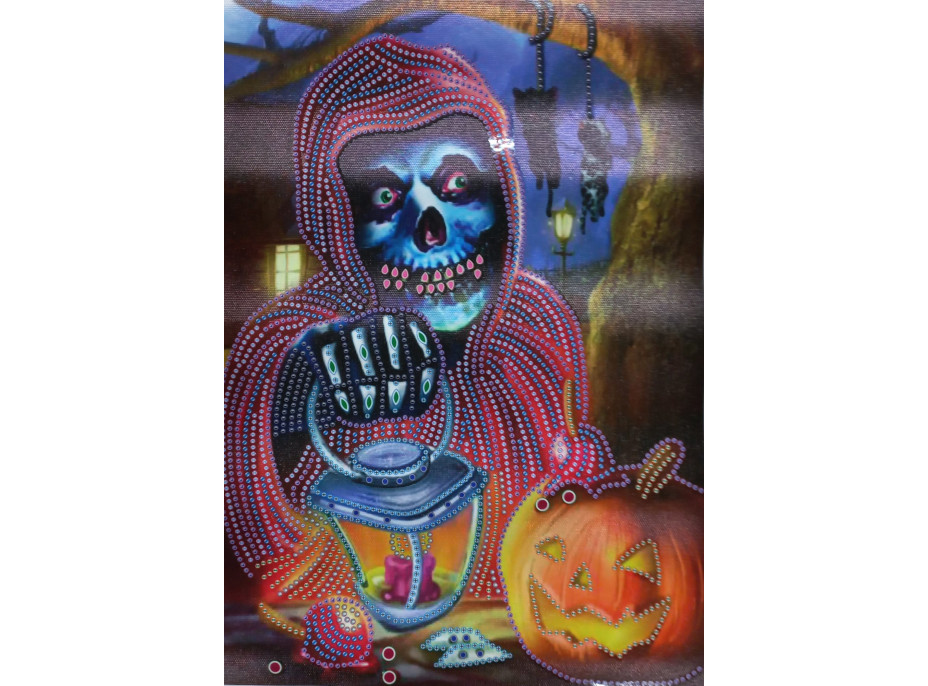 Norimpex Diamantové maľovanie 7D Halloween 30x40 cm
