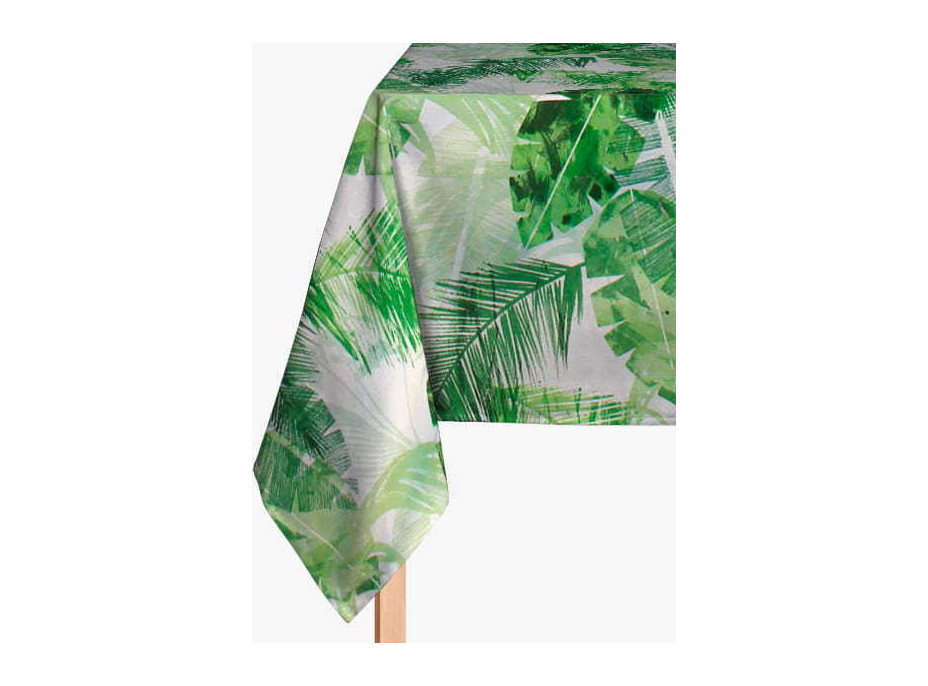 Obrus 110x160 cm - Listy banánovníka - zelený
