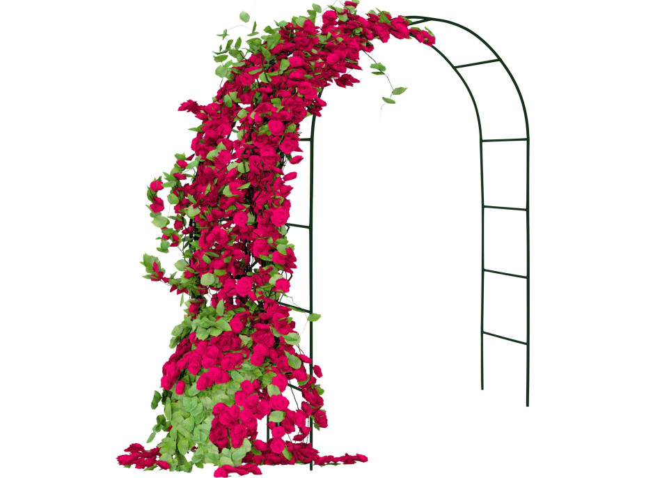 Záhradná kovová pergola 240 cm - oblúk