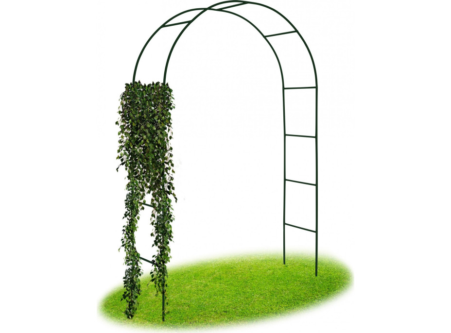 Záhradná kovová pergola 240 cm - oblúk