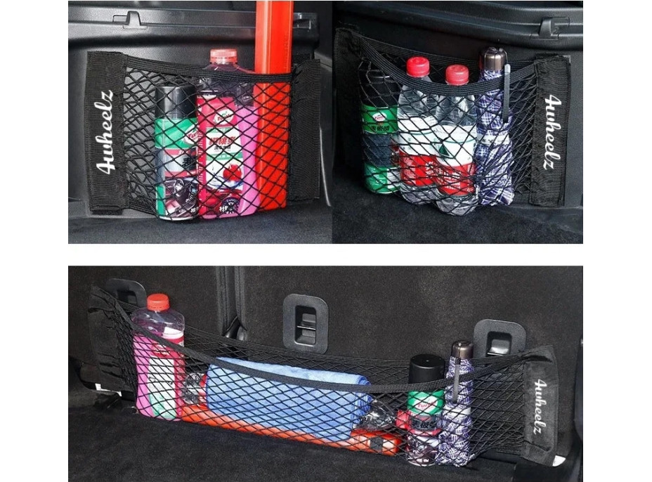 Súprava úložných vreciek do auta BREMEN - 4 ks