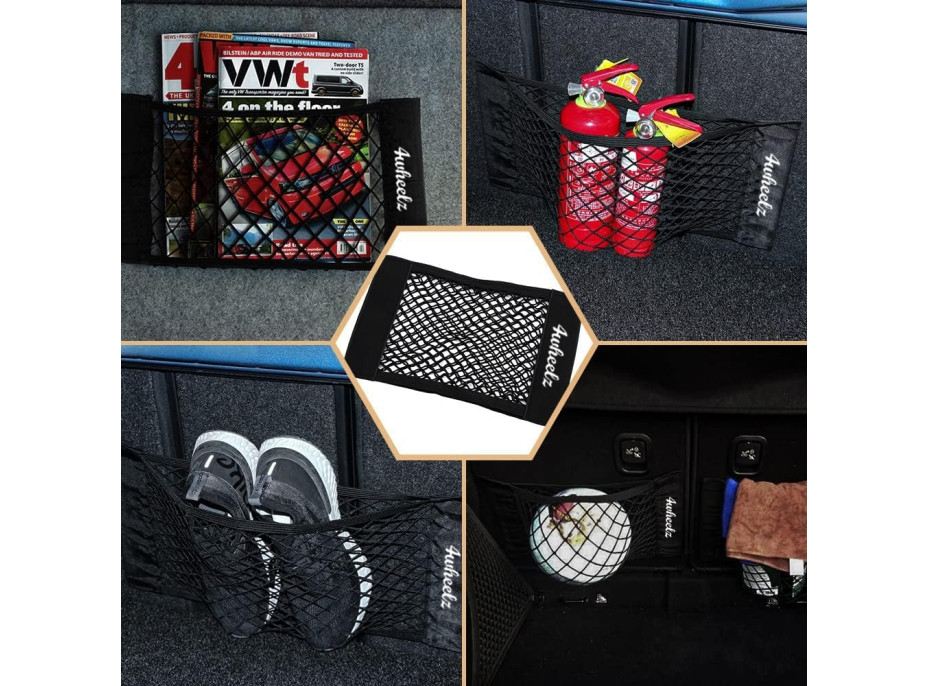 Súprava úložných vreciek do auta BREMEN - 4 ks