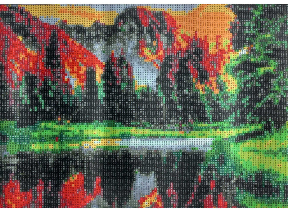 Norimpex Diamantové maľovanie Západ slnka pri jazere 30x40 cm