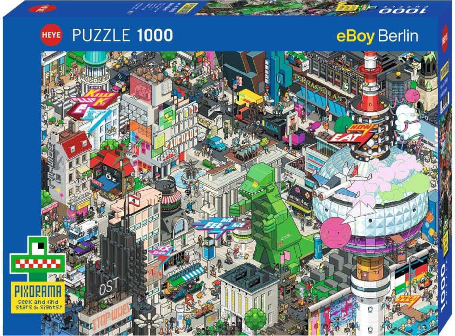 HEYE Puzzle Pixorama: Berlínske pátranie 1000 dielikov