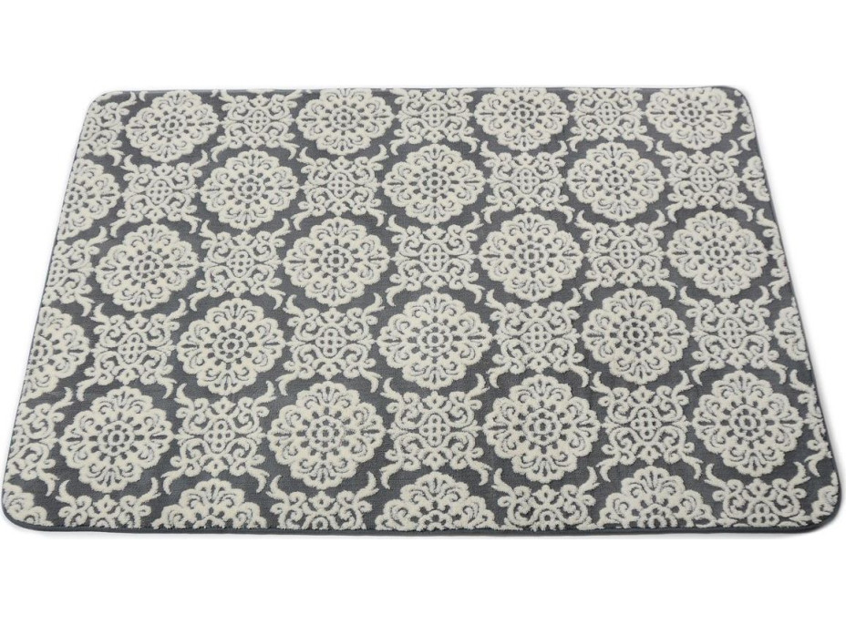 Plyšový koberec 3D Home - Bologna - šedý