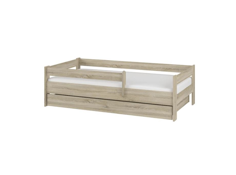 Detská posteľ SIMPLE so šuplíkom - dub sonoma - 180x80 cm