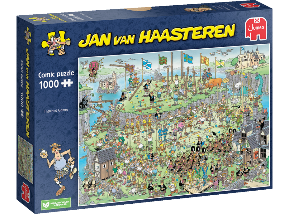 JUMBO Puzzle JvH Škótske hry 1000 dielikov