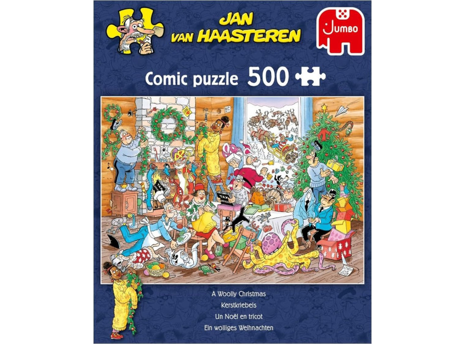 JUMBO Puzzle JvH Vlnené Vianoce 500 dielikov