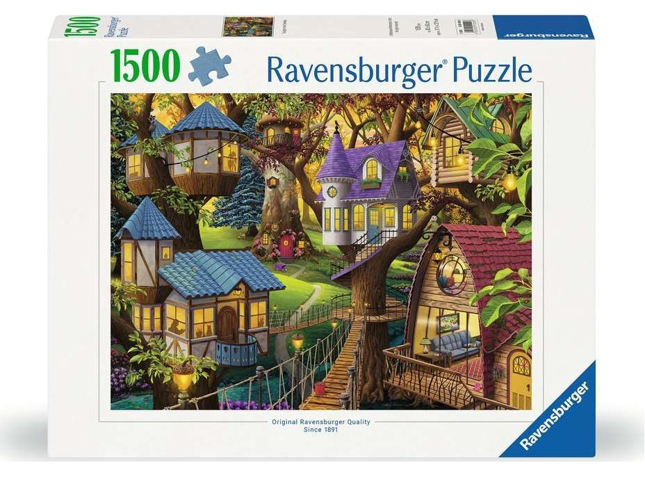 RAVENSBURGER Puzzle Súmrak v korunách stromov 1500 dielikov