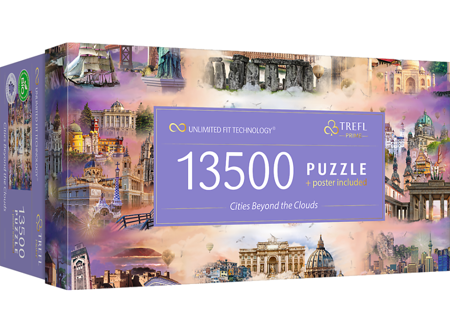 TREFL Puzzle UFT Mestá za oblakmi 13500 dielikov