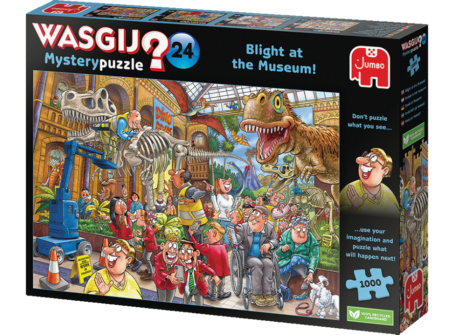 JUMBO Puzzle WASGIJ Mystery 24: Pohroma v múzeu! 1000 dielikov
