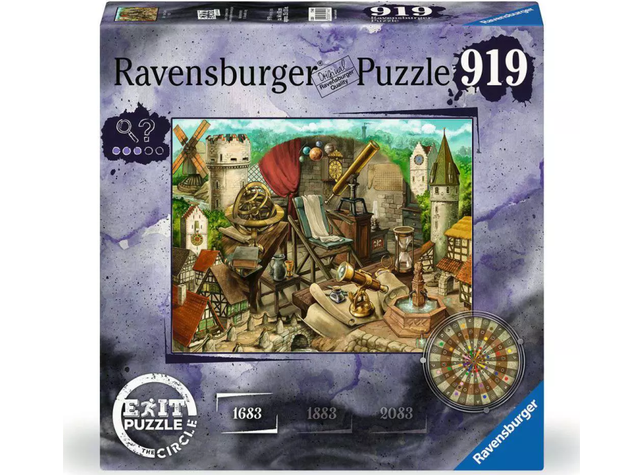 RAVENSBURGER Únikové EXIT puzzle Kruh: Anno 1683, 919 dielikov