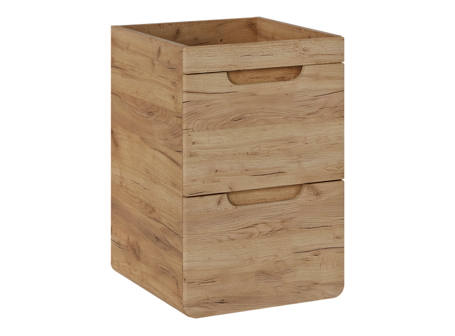 Kúpeľňová závesná skrinka pod umývadlo BÁRA 40 cm - Gold craft dub