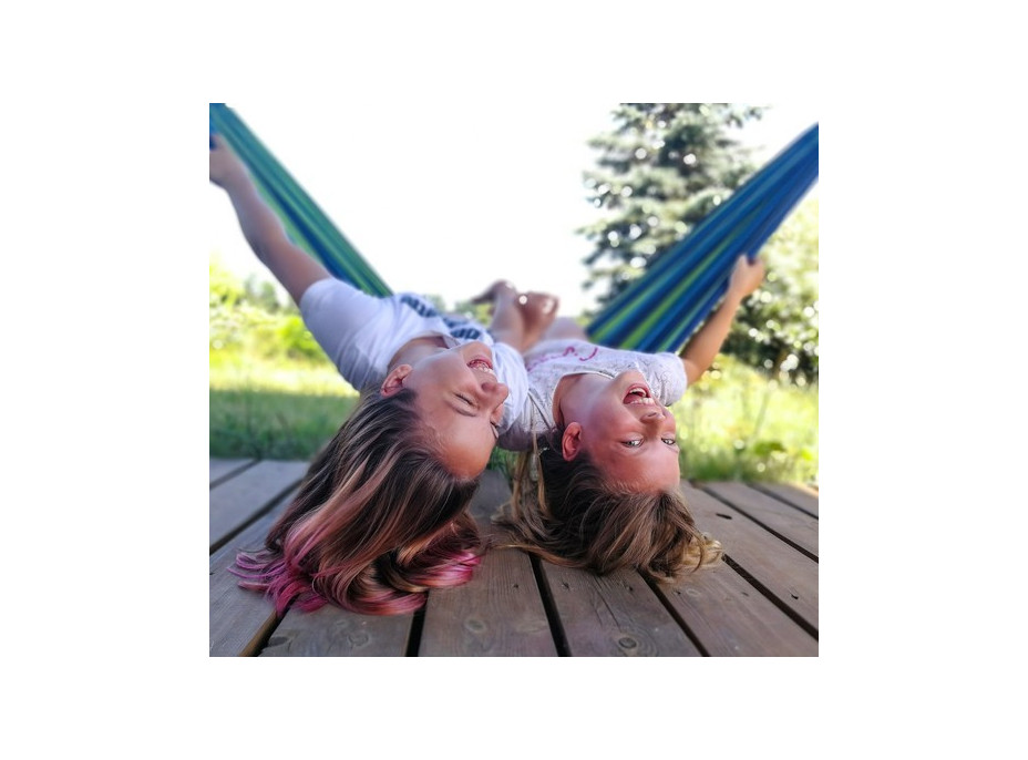 Hojdacia sieť 240x150 cm - viacfarebná