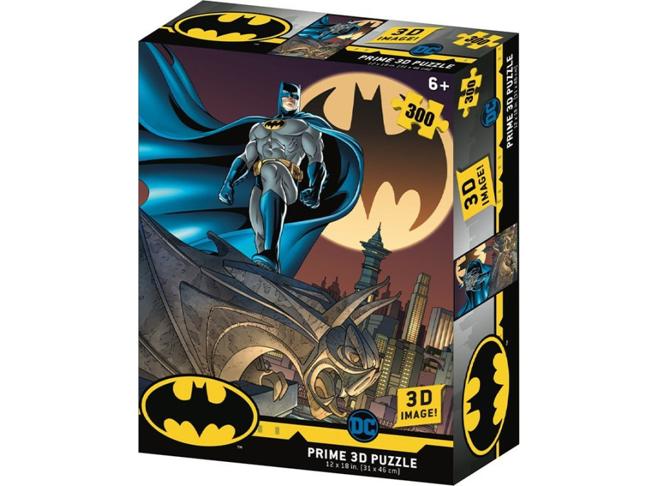 PRIME 3D Puzzle Batman 3D 300 dielikov