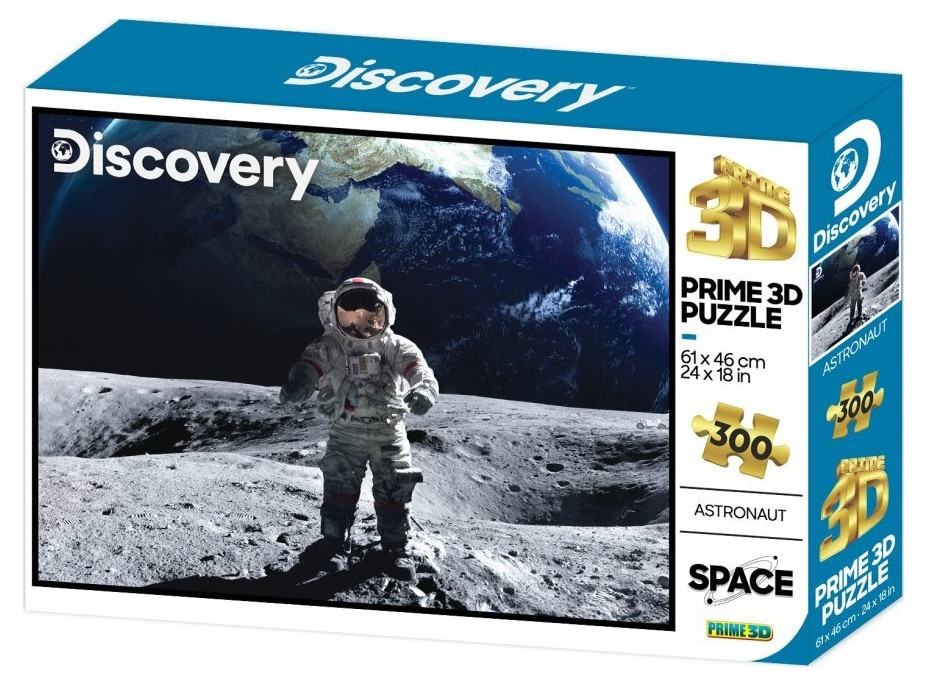 PRIME 3D Puzzle Discovery: Astronaut 3D 300 dielikov