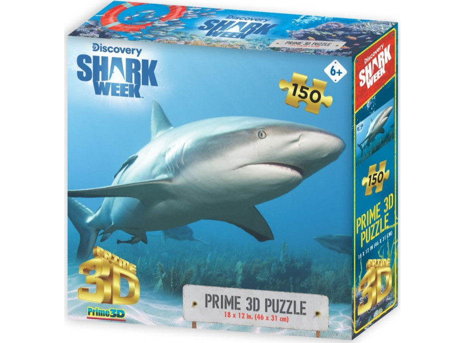 PRIME 3D Puzzle Žralok Perezov 3D 150 dielikov