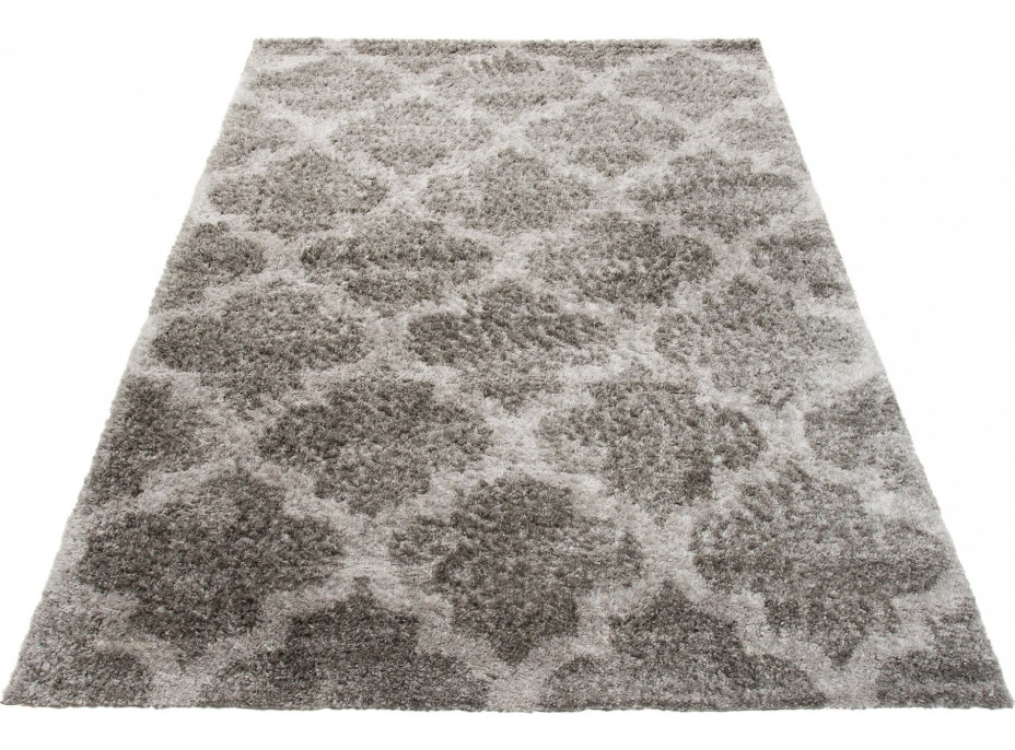 Kusový koberec Shaggy VERSAY Maroko - tmavo šedý