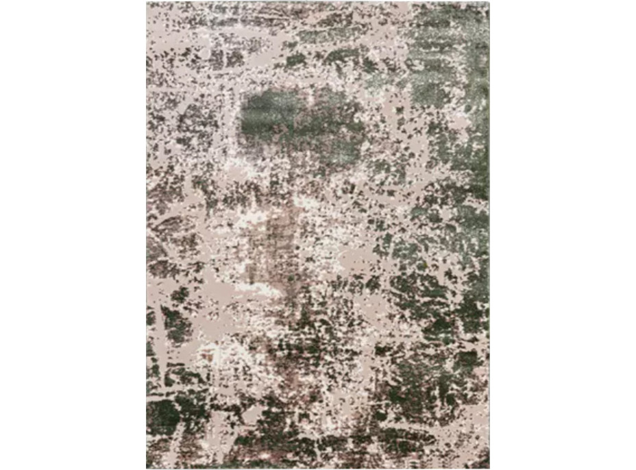 Kusový koberec ASTHANE Nest - béžový/tmavo zelený