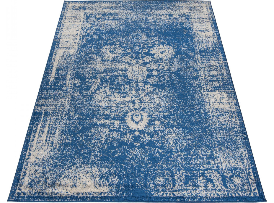 Kusový koberec ALESTA Ornament - tmavomodrý