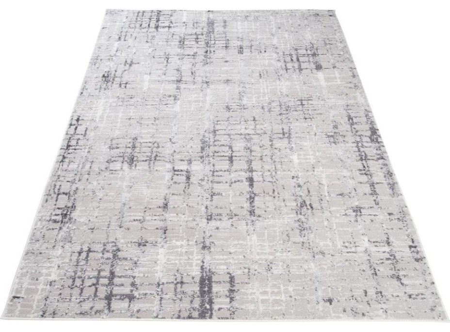 Kusový koberec SKY Structure - šedý