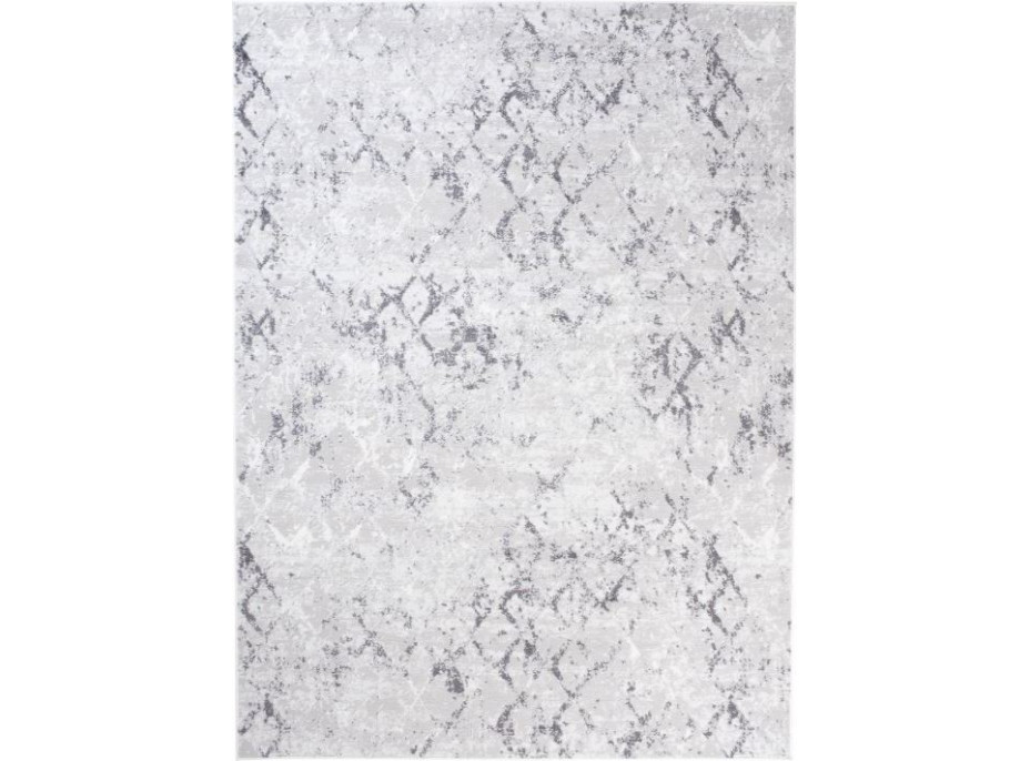 Kusový koberec SKY Net - šedý/tmavo šedý