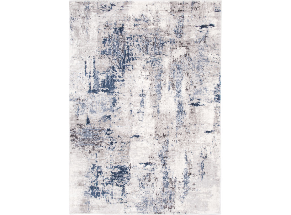 Kusový koberec SKY Paint - šedý/modrý