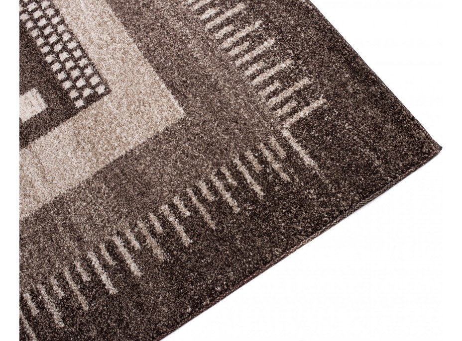 Kusový koberec SARI Outline - tmavo béžový