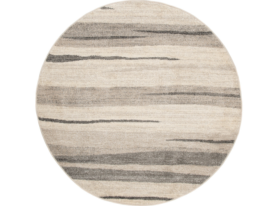 Kusový okrúhly koberec SARI Mist - béžový