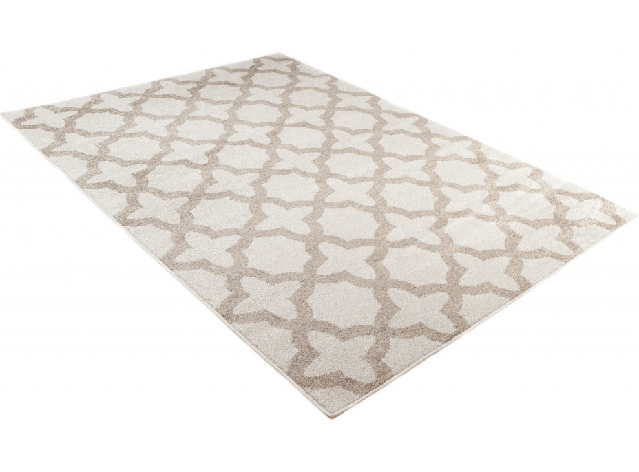Kusový koberec MAROKO Ornament - krémový