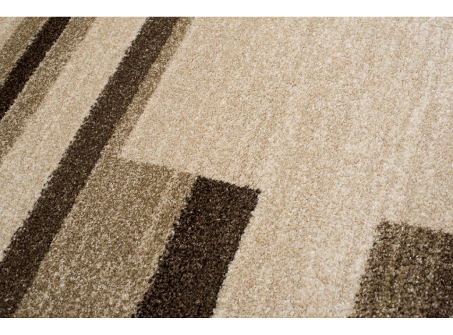 Kusový koberec SARI Frame - béžový