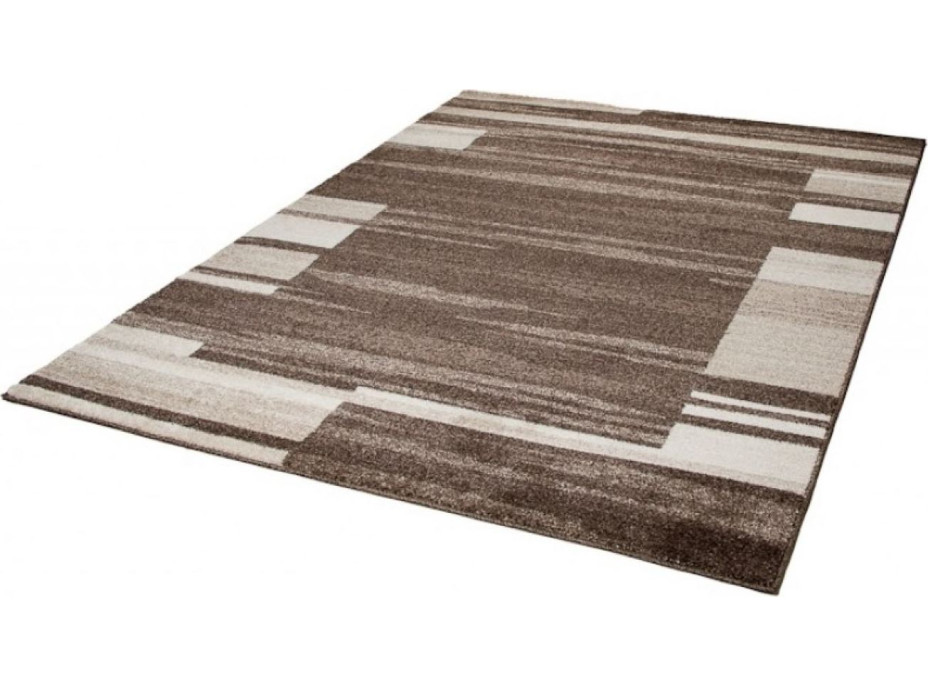 Kusový koberec SARI Form - tmavě hnědý