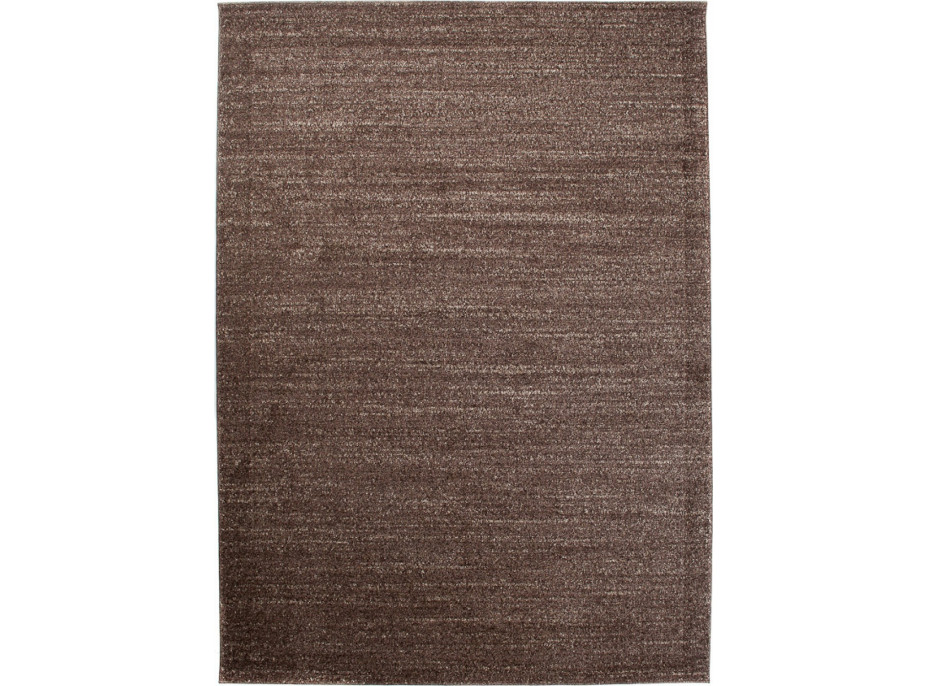 Kusový koberec SARI Mono - tmavě hnědý