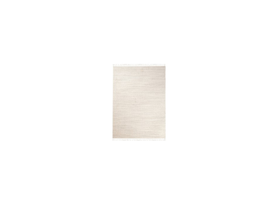 Kusový koberec so strapcami SARI Mono - krémový