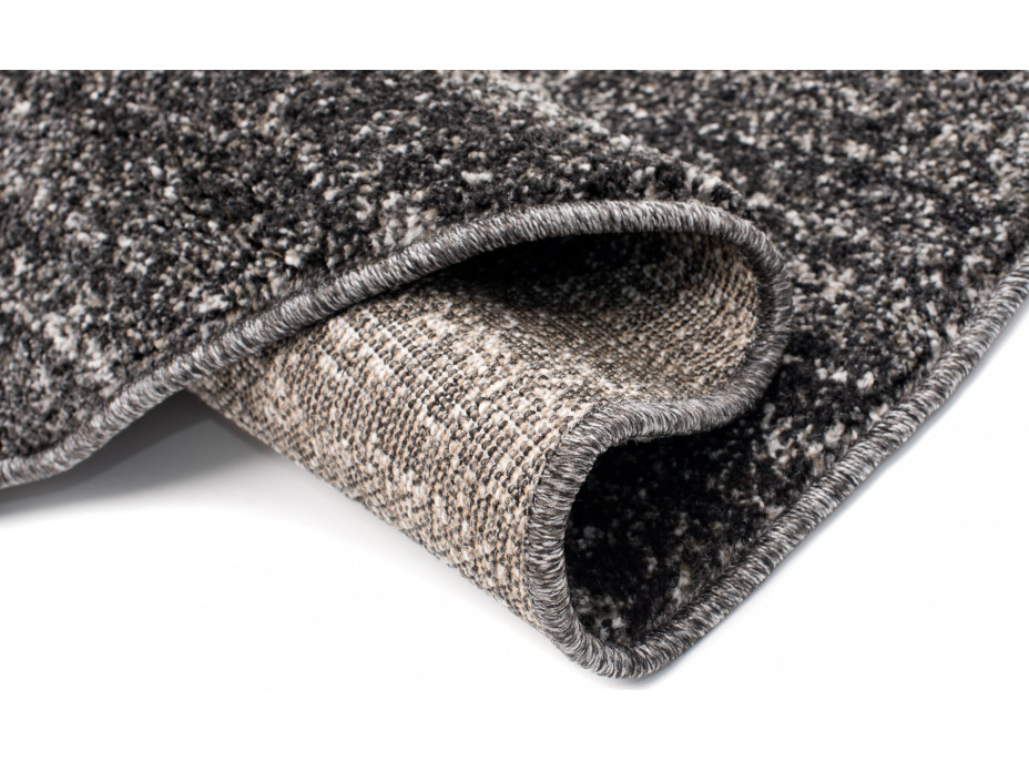 Kusový okrúhly koberec SARI Mono - čierny