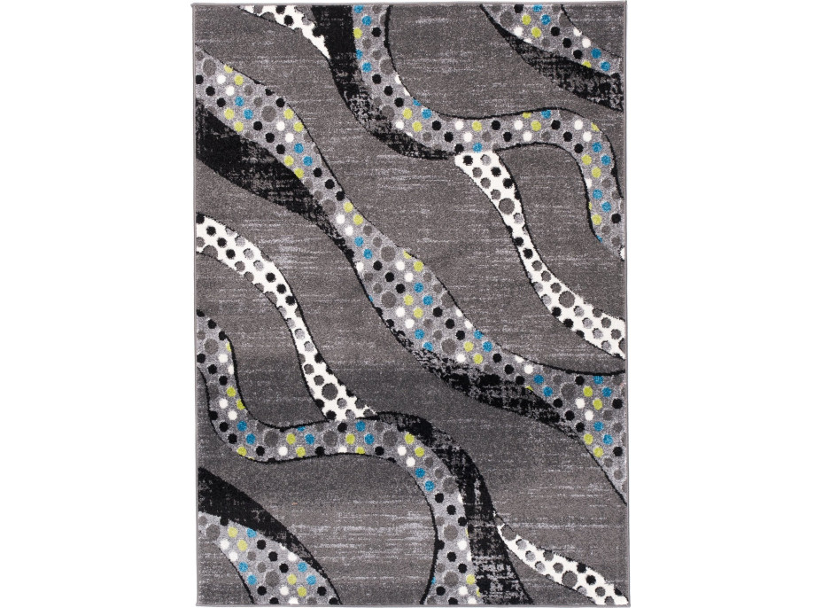 Kusový koberec JAVA Roots - tmavo šedý
