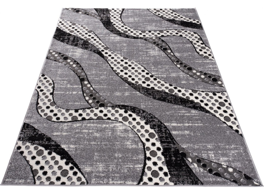 Kusový koberec JÁVA Roots - šedý
