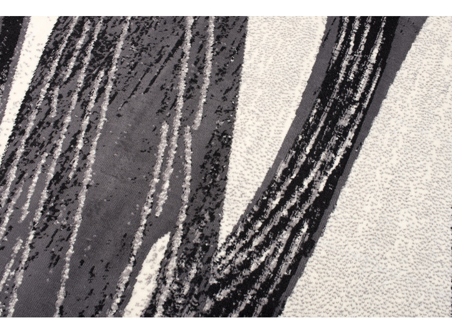 Kusový koberec TAPIS Soft - tmavo šedý/krémový